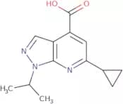 6-Cyclopropyl-1-isopropyl-1H-pyrazolo-[3,4-b]pyridine-4-carboxylic acid