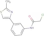 2-Chloro-N-[3-(2-methyl-1,3-thiazol-4-yl)phenyl]acetamide