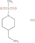 (1-Methanesulfonylpiperidin-4-yl)methanamine hydrochloride