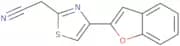 2-[4-(1-Benzofuran-2-yl)-1,3-thiazol-2-yl]acetonitrile