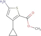 2-Thiophenecarboxylic acid, 5-amino-3-cyclopropyl-, methyl ester