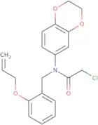 2-Chloro-N-(2,3-dihydro-1,4-benzodioxin-6-yl)-N-{[2-(prop-2-en-1-yloxy)phenyl]methyl}acetamide