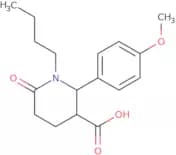 1-Butyl-2-(4-methoxyphenyl)-6-oxopiperidine-3-carboxylic acid
