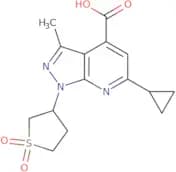 6-Cyclopropyl-1-(1,1-dioxidotetrahydro-3-thienyl)-3-methyl-1H-pyrazolo[3,4-b]pyridine-4-carboxylic…