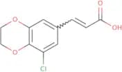 (2E)-3-(8-Chloro-2,3-dihydro-1,4-benzodioxin-6-yl)prop-2-enoic acid