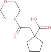1-[2-(Morpholin-4-yl)-2-oxoethyl]cyclopentane-1-carboxylic acid