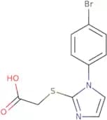 2-{[1-(4-Bromophenyl)-1H-imidazol-2-yl]sulfanyl}acetic acid