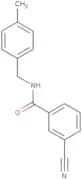3-Cyano-N-[(4-methylphenyl)methyl]benzamide