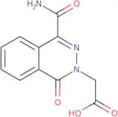 2-(4-Carbamoyl-1-oxo-1,2-dihydrophthalazin-2-yl)acetic acid