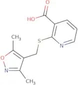 2-{[(Dimethyl-1,2-oxazol-4-yl)methyl]sulfanyl}pyridine-3-carboxylic acid