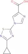 1-(3-Cyclopropyl-1,2,4-thiadiazol-5-yl)-1H-imidazole-4-carboxylic acid
