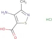 4-Amino-3-methyl-1,2-thiazole-5-carboxylic acid hydrochloride