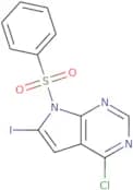 4-Chloro-6-iodo-7-phenylsulfonyl-7H-pyrrolo[2,3-d]pyrimidine