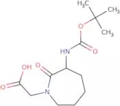 2-(3-{[(tert-Butoxy)carbonyl]amino}-2-oxoazepan-1-yl)acetic acid