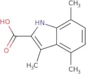 3,4,7-Trimethyl-1H-indole-2-carboxylic acid