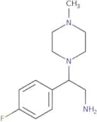 2-(4-Fluorophenyl)-2-(4-methylpiperazin-1-yl)ethan-1-amine