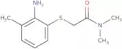 2-[(2-Amino-3-methylphenyl)sulfanyl]-N,N-dimethylacetamide