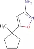 5-(1-Methylcyclopentyl)-1,2-oxazol-3-amine