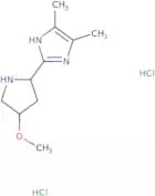 2-[(2S,4R)-4-Methoxypyrrolidin-2-yl]-4,5-dimethyl-1H-imidazole dihydrochloride