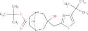 tert-Butyl 3-[(4-tert-butyl-1,3-thiazol-2-yl)methyl]-3-hydroxy-8-azabicyclo[3.2.1]octane-8-carboxy…