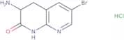 3-Amino-6-bromo-1,2,3,4-tetrahydro-1,8-naphthyridin-2-one hydrochloride