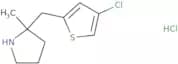 2-[(4-Chlorothiophen-2-yl)methyl]-2-methylpyrrolidine hydrochloride