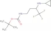 tert-Butyl N-[3-(cyclopropylamino)-4,4,4-trifluorobutyl]carbamate