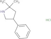 2,2-Dimethyl-4-phenylpyrrolidine hydrochloride