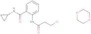 1,4-Dioxane, 2-(3-chloropropanamido)-N-cyclopropylbenzamide