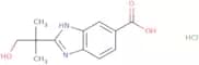 2-(1-Hydroxy-2-methylpropan-2-yl)-1H-1,3-benzodiazole-5-carboxylic acid hydrochloride