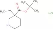 tert-Butyl 3-ethylpiperidine-3-carboxylate hydrochloride