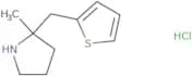 2-Methyl-2-[(thiophen-2-yl)methyl]pyrrolidine hydrochloride