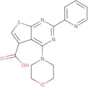 4-(Morpholin-4-yl)-2-(pyridin-2-yl)thieno[2,3-d]pyrimidine-5-carboxylic acid