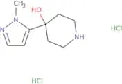 4-(1-Methyl-1H-pyrazol-5-yl)piperidin-4-ol dihydrochloride