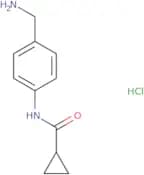 N-[4-(Aminomethyl)phenyl]cyclopropanecarboxamide hydrochloride