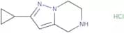 2-Cyclopropyl-4H,5H,6H,7H-pyrazolo[1,5-a]pyrazine hydrochloride
