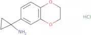 1-(2,3-Dihydro-1,4-benzodioxin-6-yl)cyclopropan-1-amine hydrochloride