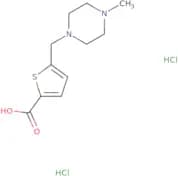 5-[(4-Methylpiperazin-1-yl)methyl]thiophene-2-carboxylic acid dihydrochloride
