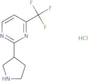 2-(Pyrrolidin-3-yl)-4-(trifluoromethyl)pyrimidine hydrochloride