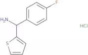 (4-Fluorophenyl)(thiophen-2-yl)methanamine hydrochloride