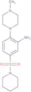 2-(4-Methylpiperazin-1-yl)-5-(piperidine-1-sulfonyl)aniline