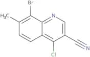 8-Bromo-4-chloro-7-methylquinoline-3-carbonitrile