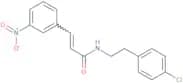 (2E)-N-[2-(4-Chlorophenyl)ethyl]-3-(3-nitrophenyl)prop-2-enamide