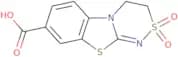 3,4-Dihydro[1,2,4]thiadiazino[3,4-b][1,3]benzothiazole-8-carboxylic acid 2,2-dioxide
