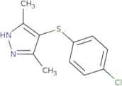 4-[(4-Chlorophenyl)thio]-3,5-dimethyl-1H-pyrazole
