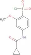 4-Cyclopropaneamido-2-methoxybenzene-1-sulfonyl chloride
