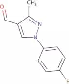 1-(4-Fluorophenyl)-3-methyl-1H-pyrazole-4-carbaldehyde