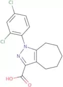 1-(2,4-Dichlorophenyl)-1H,4H,5H,6H,7H,8H-cyclohepta[C]pyrazole-3-carboxylic acid
