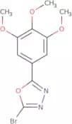 2-Bromo-5-(3,4,5-trimethoxyphenyl)-1,3,4-oxadiazole