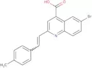 6-Bromo-2-[2-(4-methylphenyl)ethenyl]quinoline-4-carboxylic acid